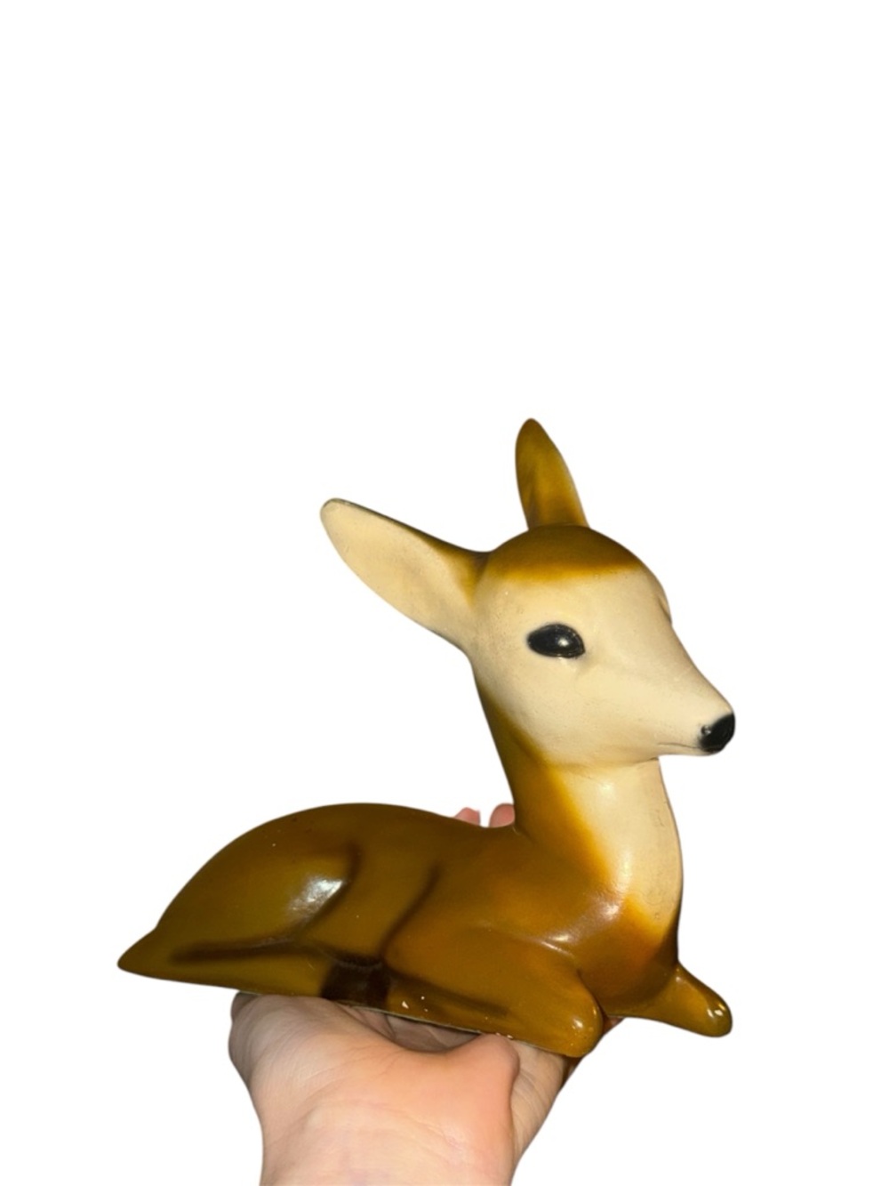 Vintage chalkware deer figurine - Picture 2 of 4